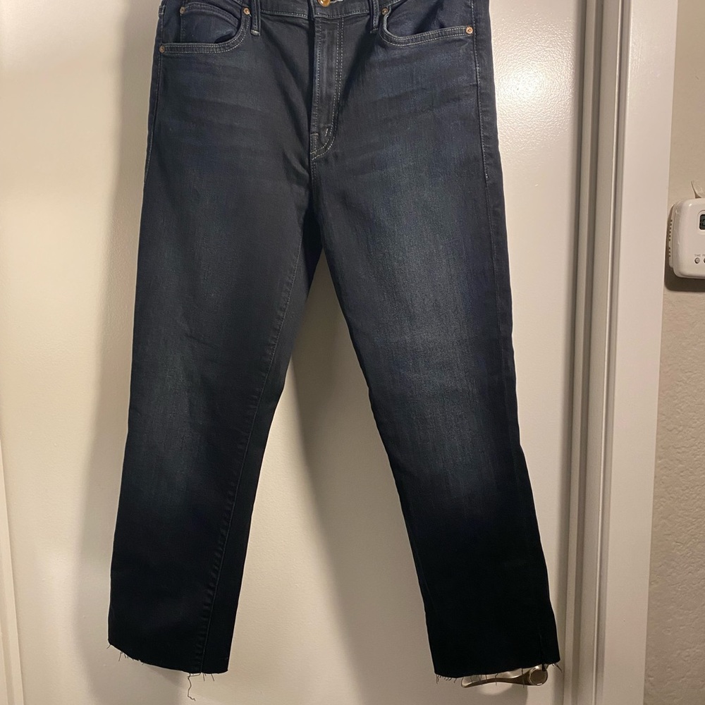Mother “The Rascal Ankle Skinny Snippet” in Coffee tea or me wash size 29